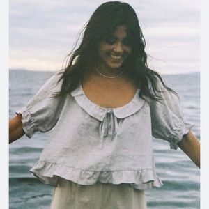 Harly Jae doll bouse, taupe check